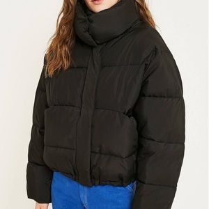 Urban Outfitters Black Puffer Jacket
